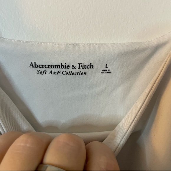 Abercrombie and Fitch White Bodysuit Large - Picture 3 of 3